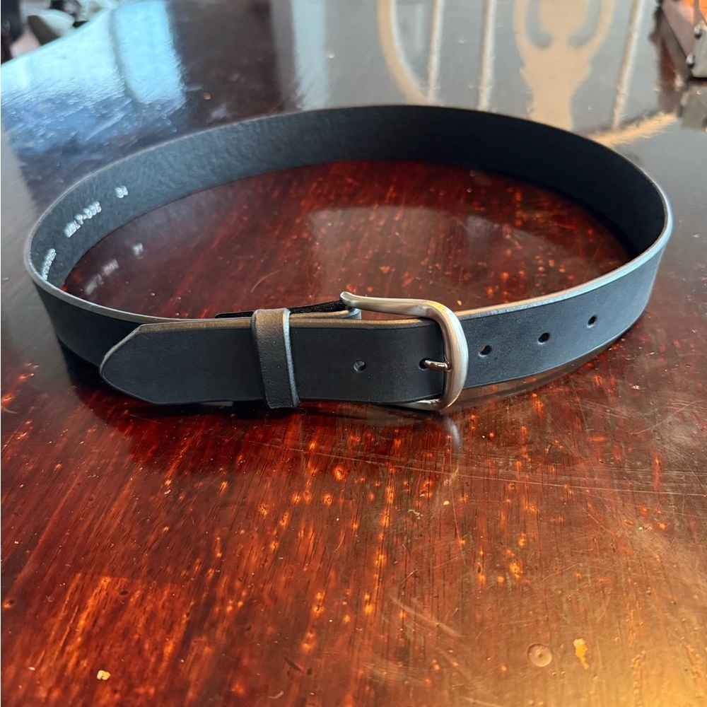 Black Leather Belt